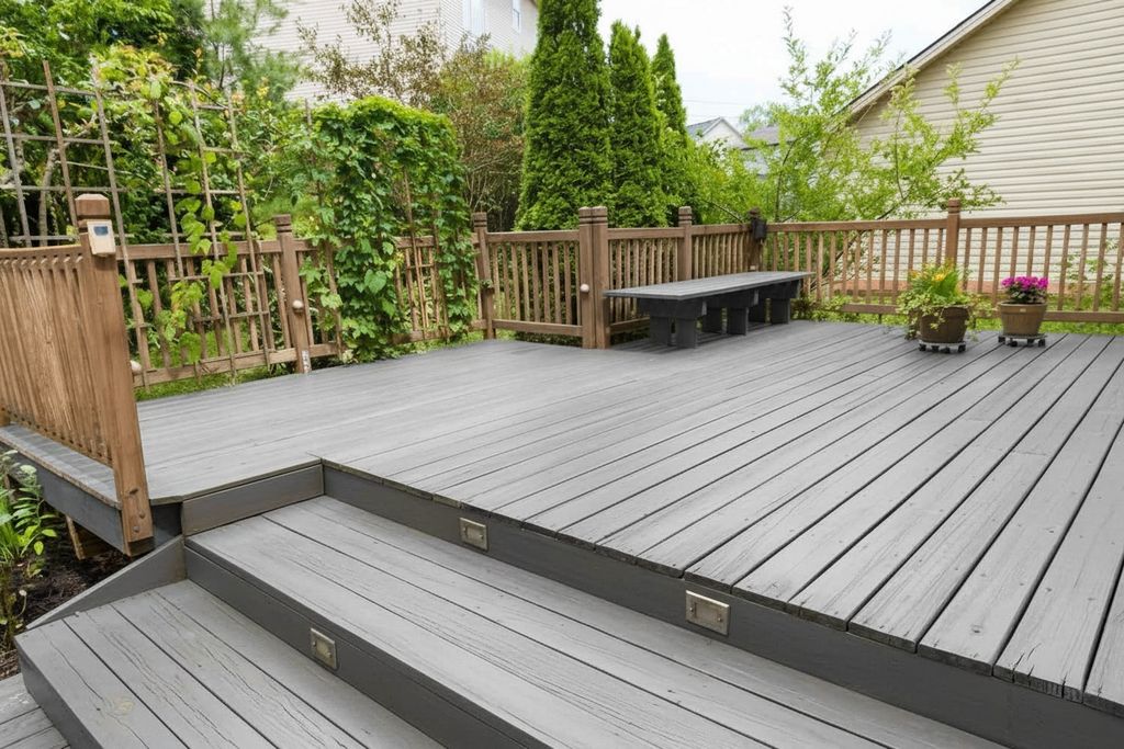 Painted deck